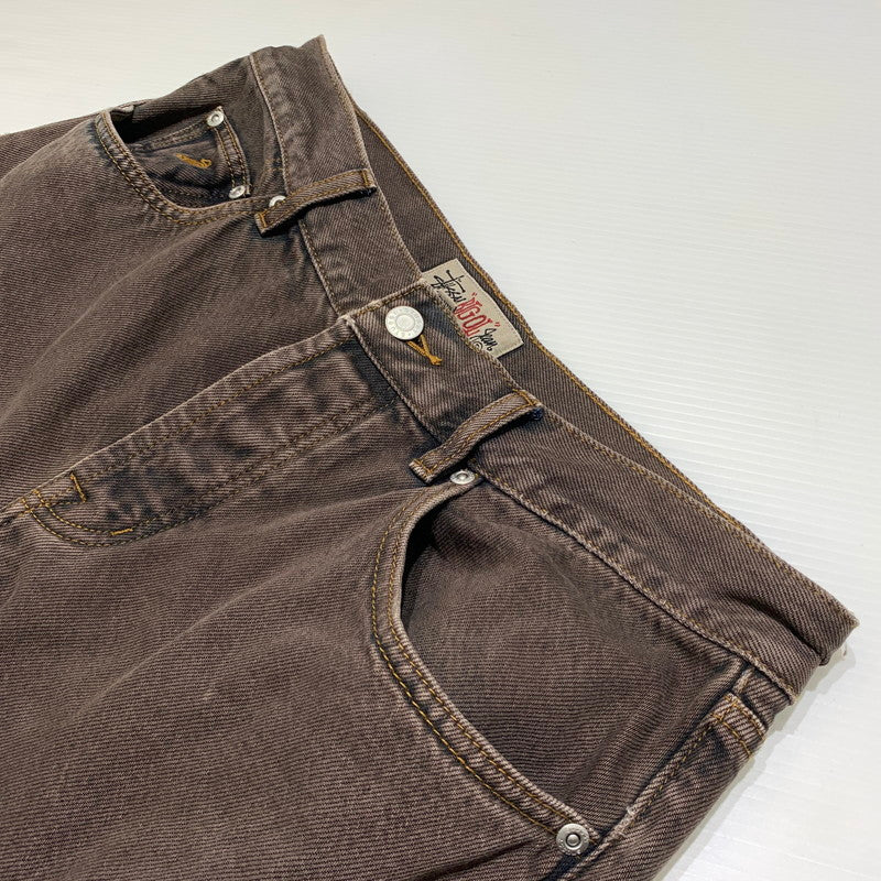 【中古品】【メンズ】 STUSSY ステューシー BIG OL JEAN DENIM 116750 ビッグ デニムパンツ ボトムス ジーンズ 153-260905-ko-02-teih サイズ：30 カラー：ブラウン 万代Net店