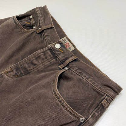 【中古品】【メンズ】 STUSSY ステューシー BIG OL JEAN DENIM 116750 ビッグ デニムパンツ ボトムス ジーンズ 153-260905-ko-02-teih サイズ：30 カラー：ブラウン 万代Net店
