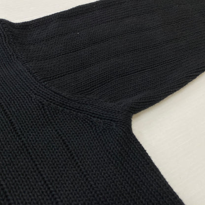 【中古品】【メンズ】 STUSSY ステューシー BUANA LOGO SWEATER 117294 ブアナ ロゴ セーター 長袖 トップス 142-260906-sa-23-teih サイズ：S カラー：ブラック 万代Net店