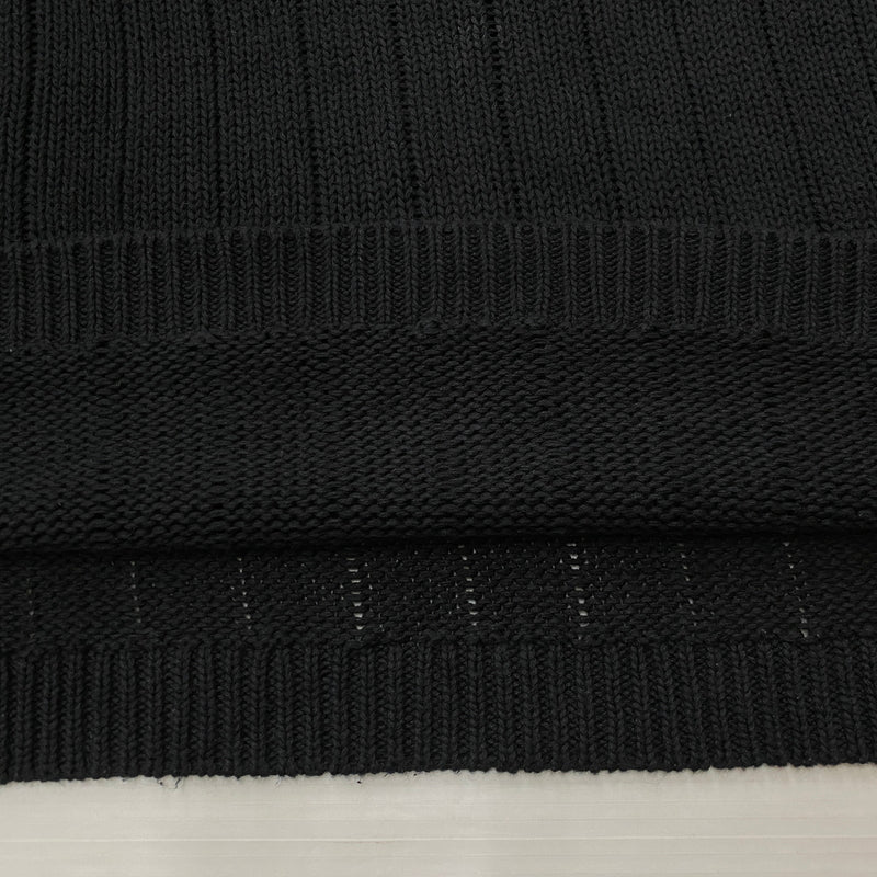 【中古品】【メンズ】 STUSSY ステューシー BUANA LOGO SWEATER 117294 ブアナ ロゴ セーター 長袖 トップス 142-260906-sa-23-teih サイズ：S カラー：ブラック 万代Net店