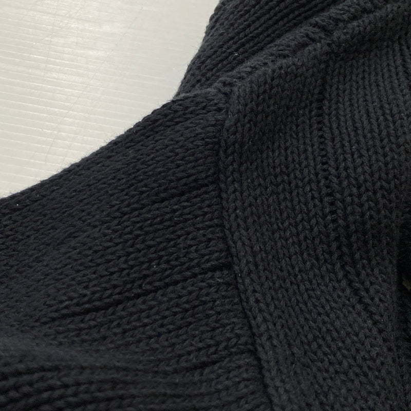 【中古品】【メンズ】 STUSSY ステューシー BUANA LOGO SWEATER 117294 ブアナ ロゴ セーター 長袖 トップス 142-260906-sa-23-teih サイズ：S カラー：ブラック 万代Net店