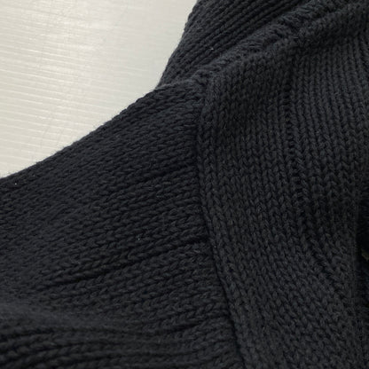 【中古品】【メンズ】 STUSSY ステューシー BUANA LOGO SWEATER 117294 ブアナ ロゴ セーター 長袖 トップス 142-260906-sa-23-teih サイズ：S カラー：ブラック 万代Net店