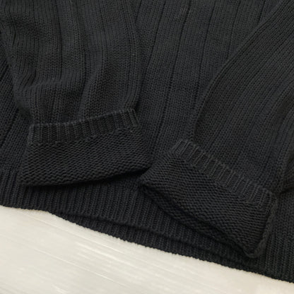 【中古品】【メンズ】 STUSSY ステューシー BUANA LOGO SWEATER 117294 ブアナ ロゴ セーター 長袖 トップス 142-260906-sa-23-teih サイズ：S カラー：ブラック 万代Net店