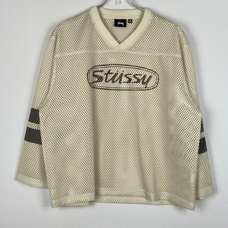 【中古品】【メンズ】 STUSSY ステューシーTRUCKER TEAM JERSEY 1140384 トラッカー チーム ジャージ トップス 142-260906-sa-22-teih サイズ：M カラー：ベージュ 万代Net店