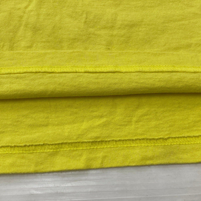 【中古品】【メンズ】 STUSSY ステューシー WAVE OVAL TEE ウェーブ オーヴァル Tシャツ 半袖 トップス 142-260906-sa-21-teih サイズ：S カラー：イエロー 万代Net店
