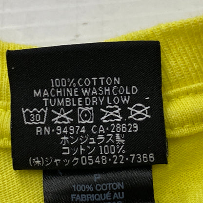 【中古品】【メンズ】 STUSSY ステューシー WAVE OVAL TEE ウェーブ オーヴァル Tシャツ 半袖 トップス 142-260906-sa-21-teih サイズ：S カラー：イエロー 万代Net店
