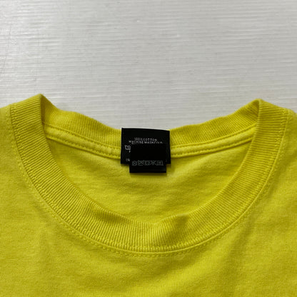 【中古品】【メンズ】 STUSSY ステューシー WAVE OVAL TEE ウェーブ オーヴァル Tシャツ 半袖 トップス 142-260906-sa-21-teih サイズ：S カラー：イエロー 万代Net店