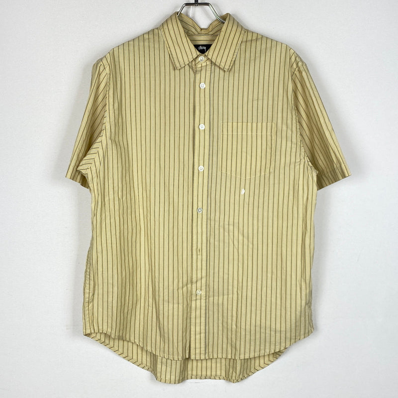 【中古品】【メンズ】 STUSSY ステューシー STANDARD S/S SHIRT 1110415 スタンダード ショートスリーブ ステューシー シャツ 半袖 トップス 142-260906-sa-17-teih サイズ：S カラー：ストライプ 万代Net店