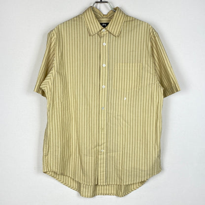 【中古品】【メンズ】 STUSSY ステューシー STANDARD S/S SHIRT 1110415 スタンダード ショートスリーブ ステューシー シャツ 半袖 トップス 142-260906-sa-17-teih サイズ：S カラー：ストライプ 万代Net店