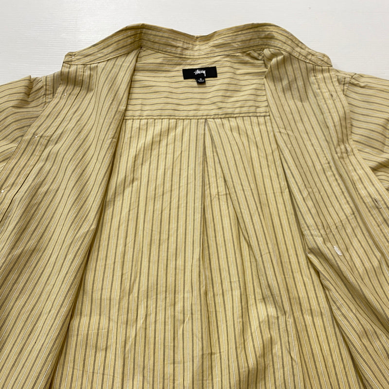 【中古品】【メンズ】 STUSSY ステューシー STANDARD S/S SHIRT 1110415 スタンダード ショートスリーブ ステューシー シャツ 半袖 トップス 142-260906-sa-17-teih サイズ：S カラー：ストライプ 万代Net店
