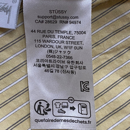 【中古品】【メンズ】 STUSSY ステューシー STANDARD S/S SHIRT 1110415 スタンダード ショートスリーブ ステューシー シャツ 半袖 トップス 142-260906-sa-17-teih サイズ：S カラー：ストライプ 万代Net店