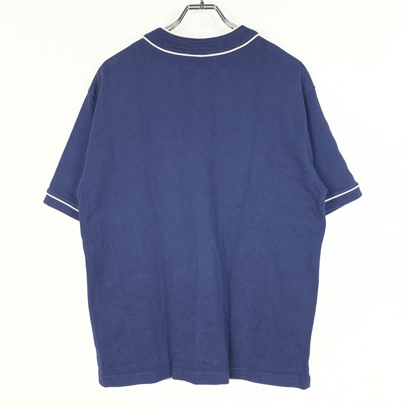 【中古品】【メンズ】 STUSSY ステューシー 1140383 ARCH BASEBALL JERSEY アーチ ベースボール ジャージ 半袖 トップス 142-260906-sa-24-teih サイズ：S カラー：ネイビー 万代Net店