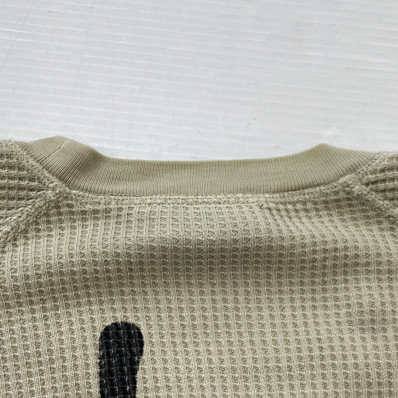 【中古品】【メンズ】 STUSSY ステューシー BASIC STUSSY THERMAL 1140356 ベーシック ステューシー サーマル 長袖 トップス 142-260906-sa-19-teih サイズ：S カラー：ベージュ 万代Net店
