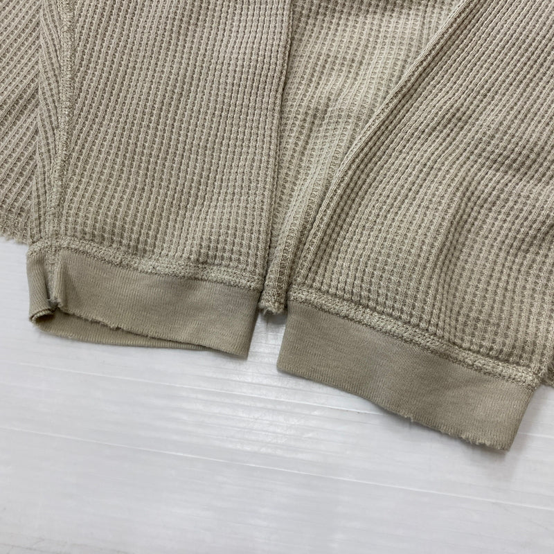 【中古品】【メンズ】 STUSSY ステューシー BASIC STUSSY THERMAL 1140356 ベーシック ステューシー サーマル 長袖 トップス 142-260906-sa-19-teih サイズ：S カラー：ベージュ 万代Net店