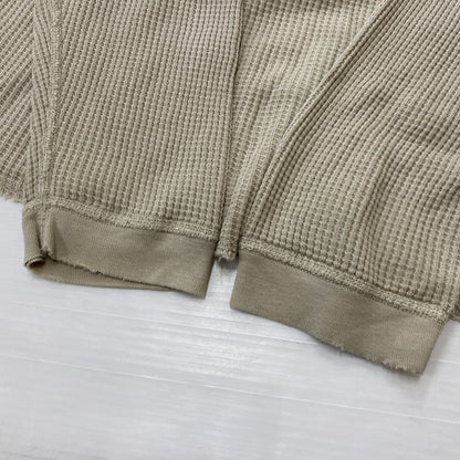 【中古品】【メンズ】 STUSSY ステューシー BASIC STUSSY THERMAL 1140356 ベーシック ステューシー サーマル 長袖 トップス 142-260906-sa-19-teih サイズ：S カラー：ベージュ 万代Net店