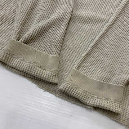 【中古品】【メンズ】 STUSSY ステューシー BASIC STUSSY THERMAL 1140356 ベーシック ステューシー サーマル 長袖 トップス 142-260906-sa-19-teih サイズ：S カラー：ベージュ 万代Net店