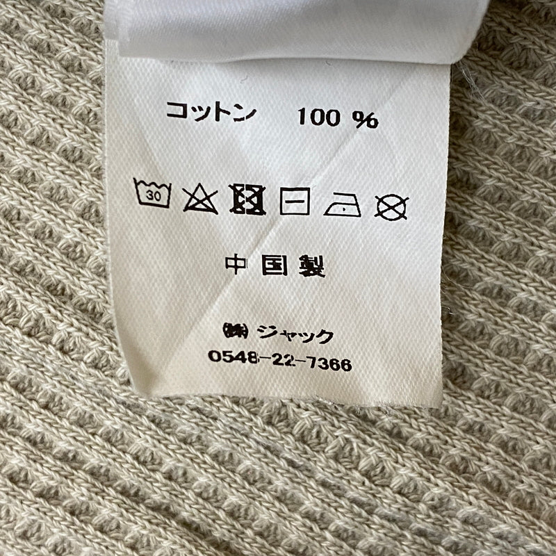 【中古品】【メンズ】 STUSSY ステューシー BASIC STUSSY THERMAL 1140356 ベーシック ステューシー サーマル 長袖 トップス 142-260906-sa-19-teih サイズ：S カラー：ベージュ 万代Net店