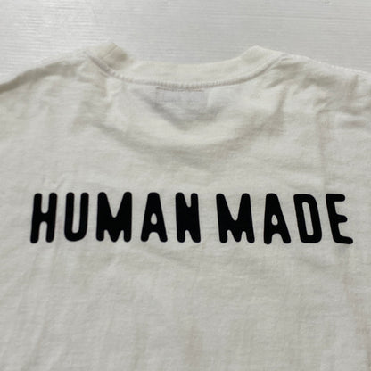 【中古品】【メンズ】 HUMAN MADE ヒューマンメード HEART BADGE L/S T-SHIR HM30CS050 ハート バッジ ロングスリーブ Tシャツ 長袖 トップス 142-260906-sa-20-teih サイズ：M カラー：ホワイト 万代Net店