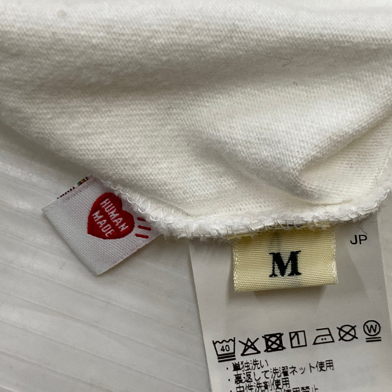【中古品】【メンズ】 HUMAN MADE ヒューマンメード HEART BADGE L/S T-SHIR HM30CS050 ハート バッジ ロングスリーブ Tシャツ 長袖 トップス 142-260906-sa-20-teih サイズ：M カラー：ホワイト 万代Net店