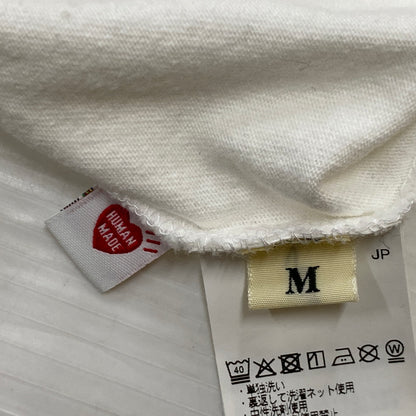 【中古品】【メンズ】 HUMAN MADE ヒューマンメード HEART BADGE L/S T-SHIR HM30CS050 ハート バッジ ロングスリーブ Tシャツ 長袖 トップス 142-260906-sa-20-teih サイズ：M カラー：ホワイト 万代Net店