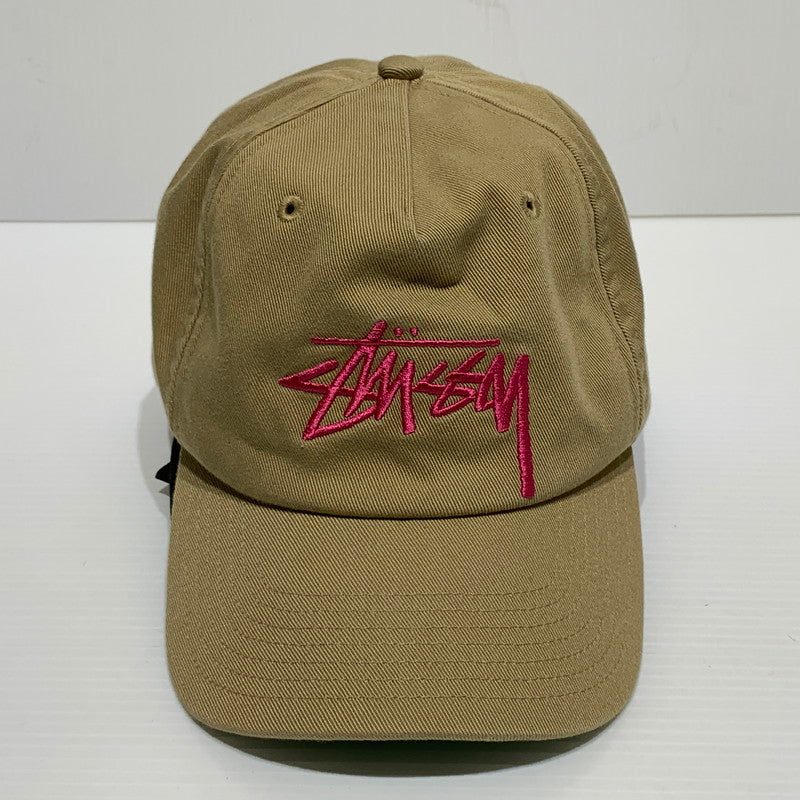 【中古品】【メンズ】 STUSSY ステューシー BIG STOCK SNAPBACK CAP 1311209 ビッグ ストック スナップバッグ キャップ 帽子 185-260905-ko-09-teih カラー：ベージュ 万代Net店