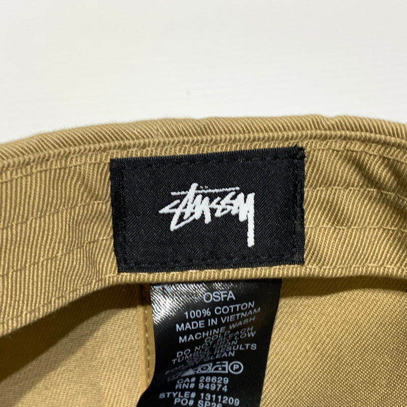 【中古品】【メンズ】 STUSSY ステューシー BIG STOCK SNAPBACK CAP 1311209 ビッグ ストック スナップバッグ キャップ 帽子 185-260905-ko-09-teih カラー：ベージュ 万代Net店
