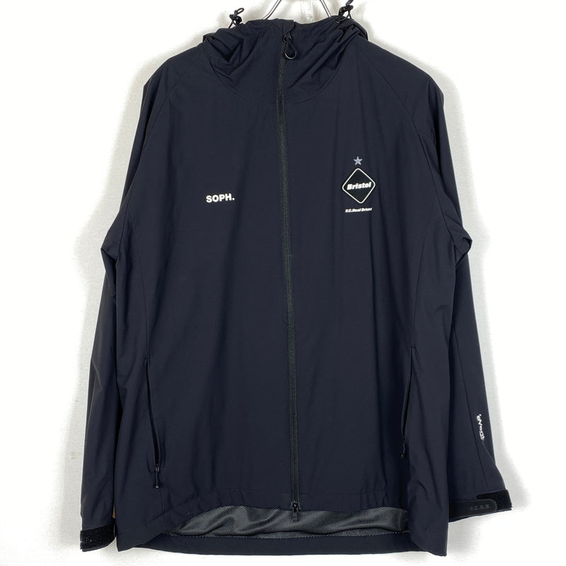【中古品】【メンズ】 FCRB エフシーアールビー 21SS BIG LOGO WARM UP JACKET FCRB-210000 2021春夏 ビッグ ロゴ ウォーム アップ ジャケット アウター 142-260906-sa-16-teih サイズ：L カラー：ブラック 万代Net店