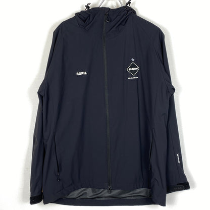 【中古品】【メンズ】 FCRB エフシーアールビー 21SS BIG LOGO WARM UP JACKET FCRB-210000 2021春夏 ビッグ ロゴ ウォーム アップ ジャケット アウター 142-260906-sa-16-teih サイズ：L カラー：ブラック 万代Net店