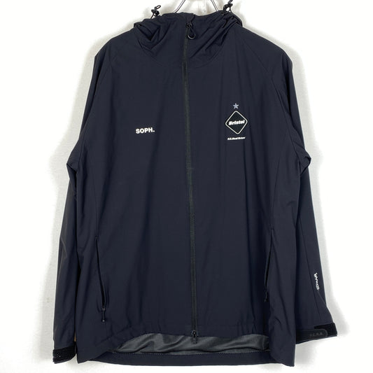 【中古品】【メンズ】 FCRB エフシーアールビー 21SS BIG LOGO WARM UP JACKET FCRB-210000 2021春夏 ビッグ ロゴ ウォーム アップ ジャケット アウター 142-260906-sa-16-teih サイズ：L カラー：ブラック 万代Net店