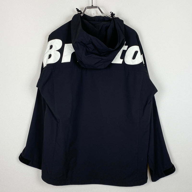 【中古品】【メンズ】 FCRB エフシーアールビー 21SS BIG LOGO WARM UP JACKET FCRB-210000 2021春夏 ビッグ ロゴ ウォーム アップ ジャケット アウター 142-260906-sa-16-teih サイズ：L カラー：ブラック 万代Net店