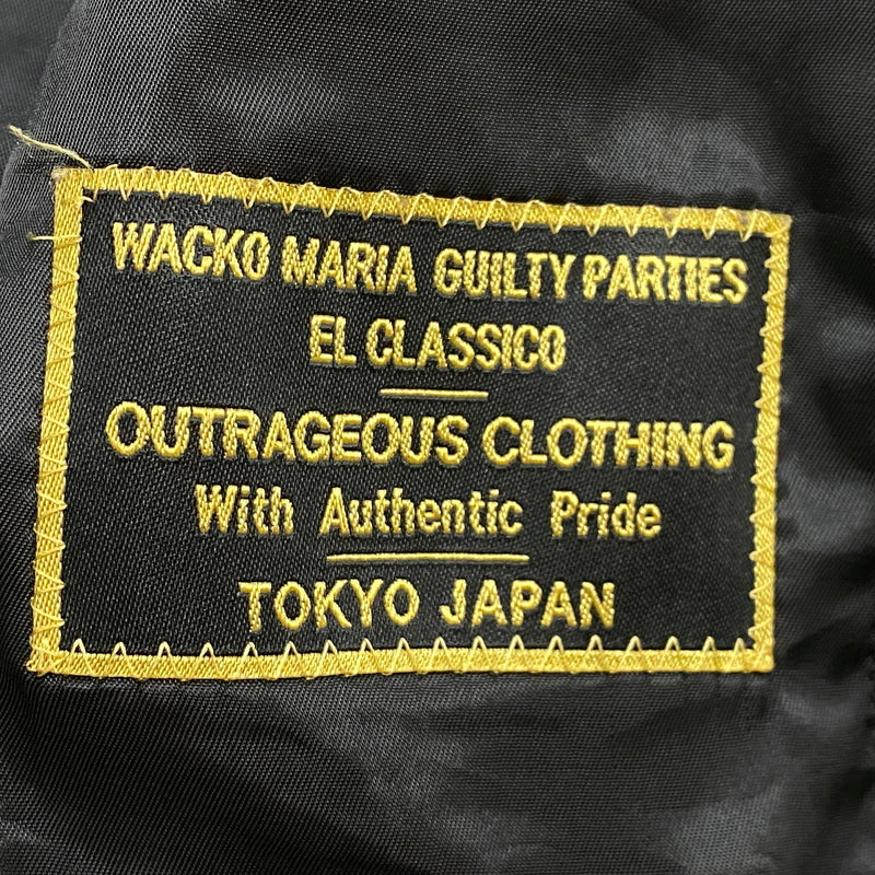 【中古品】【メンズ】 WACKO MARIA ワコマリア GUILTY PARTIES TAILORED JACKET ギルティ パ－ティーズ テーラード ジャケット アウター 140-260906-sa-03-teih サイズ：M カラー：ブラック 万代Net店