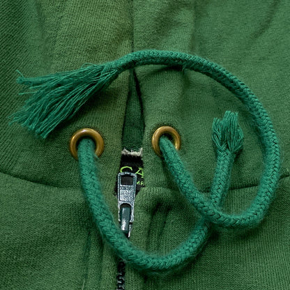 【中古品】【メンズ】 CAMBER キャンバー THERMAL 90’s ZIP UP PARKA 90年代 裏サーマル ジップ アップ パーカー 145-260906-sa-06-teih サイズ：M カラー：グリーン 万代Net店