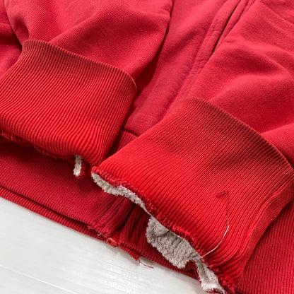 【現状渡し品】【メンズ】 CAMBER キャンバー THERMAL ZIP UP PARKA 90’s 裏サーマル ジップ アップ パーカー 145-260906-sa-05-teih サイズ：不明 カラー：レッド 万代Net店