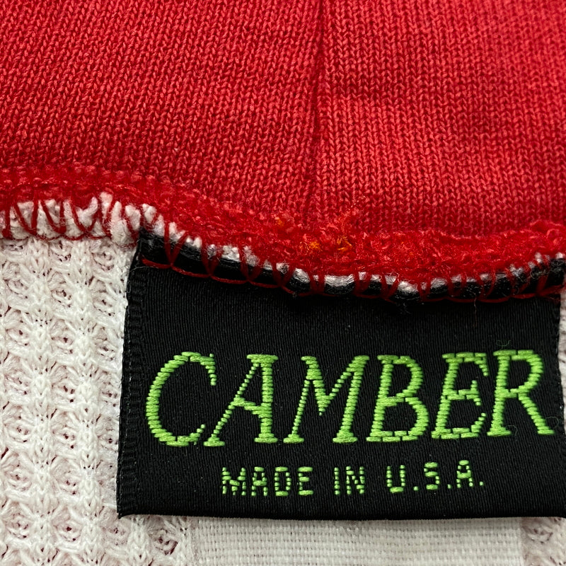 【現状渡し品】【メンズ】 CAMBER キャンバー THERMAL ZIP UP PARKA 90’s 裏サーマル ジップ アップ パーカー 145-260906-sa-05-teih サイズ：不明 カラー：レッド 万代Net店