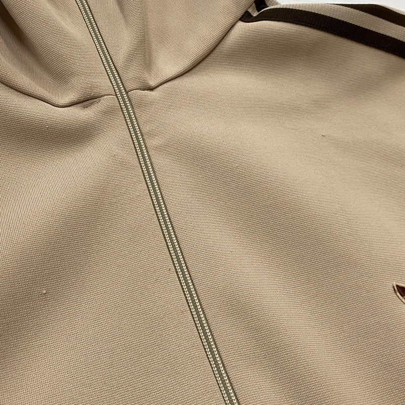 【中古品】【メンズ】 ADIDAS アディダス 80’s VINTAGE TRACK JACKET ADA-06F 80年代 VINTAGE トラック ジャケット 長袖 トップス ジャージ 148-260906-sa-18-teih サイズ：M カラー：ベージュ 万代Net店