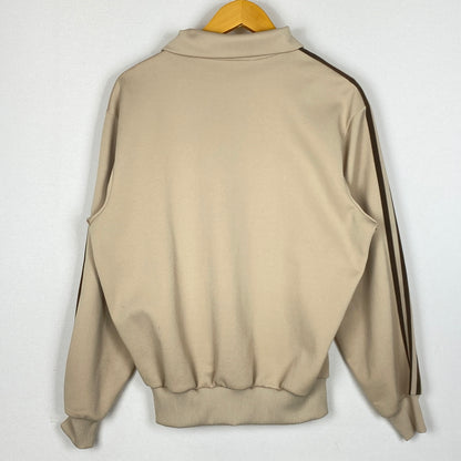 【中古品】【メンズ】 ADIDAS アディダス 80’s VINTAGE TRACK JACKET ADA-06F 80年代 VINTAGE トラック ジャケット 長袖 トップス ジャージ 148-260906-sa-18-teih サイズ：M カラー：ベージュ 万代Net店
