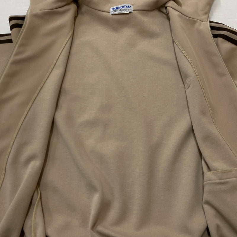 【中古品】【メンズ】 ADIDAS アディダス 80’s VINTAGE TRACK JACKET ADA-06F 80年代 VINTAGE トラック ジャケット 長袖 トップス ジャージ 148-260906-sa-18-teih サイズ：M カラー：ベージュ 万代Net店