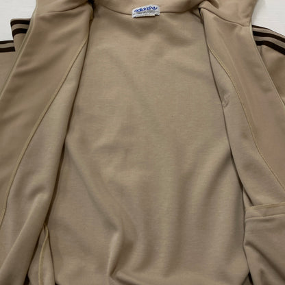 【中古品】【メンズ】 ADIDAS アディダス 80’s VINTAGE TRACK JACKET ADA-06F 80年代 VINTAGE トラック ジャケット 長袖 トップス ジャージ 148-260906-sa-18-teih サイズ：M カラー：ベージュ 万代Net店