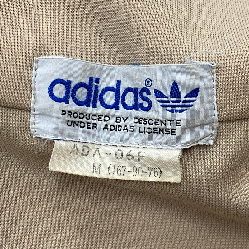 【中古品】【メンズ】 ADIDAS アディダス 80’s VINTAGE TRACK JACKET ADA-06F 80年代 VINTAGE トラック ジャケット 長袖 トップス ジャージ 148-260906-sa-18-teih サイズ：M カラー：ベージュ 万代Net店