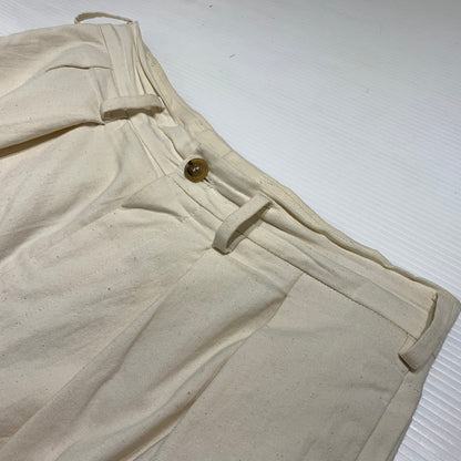 【中古品】【メンズ】 POLYPLOID ポリプロイド WTPT WIDE TAPERED PANTS 04-A-08 ワイド テーパード パンツ ボトムス コットンパンツ 152-260905-ko-06-teih サイズ：2 カラー：ホワイト系/アイボリー系 万代Net店