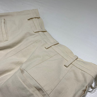 【中古品】【メンズ】 POLYPLOID ポリプロイド WTPT WIDE TAPERED PANTS 04-A-08 ワイド テーパード パンツ ボトムス コットンパンツ 152-260905-ko-06-teih サイズ：2 カラー：ホワイト系/アイボリー系 万代Net店