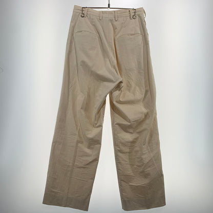 【中古品】【メンズ】 POLYPLOID ポリプロイド WTPT WIDE TAPERED PANTS 04-A-08 ワイド テーパード パンツ ボトムス コットンパンツ 152-260905-ko-06-teih サイズ：2 カラー：ホワイト系/アイボリー系 万代Net店