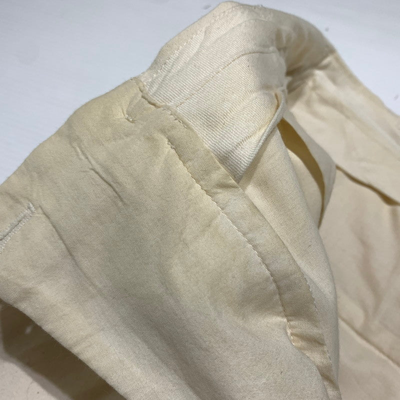 【中古品】【メンズ】 POLYPLOID ポリプロイド WTPT WIDE TAPERED PANTS 04-A-08 ワイド テーパード パンツ ボトムス コットンパンツ 152-260905-ko-06-teih サイズ：2 カラー：ホワイト系/アイボリー系 万代Net店
