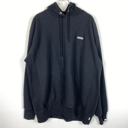 【中古品】【メンズ】 SAPEUR サープル LOGO HOODIE ロゴ フーデッド 長袖 トップス プルーオーバーパーカー 142-260906-sa-26-teih サイズ：XL カラー：ブラック 万代Net店