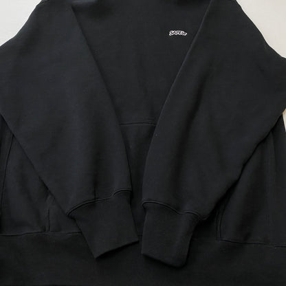 【中古品】【メンズ】 SAPEUR サープル LOGO HOODIE ロゴ フーデッド 長袖 トップス プルーオーバーパーカー 142-260906-sa-26-teih サイズ：XL カラー：ブラック 万代Net店