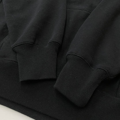 【中古品】【メンズ】 SAPEUR サープル LOGO HOODIE ロゴ フーデッド 長袖 トップス プルーオーバーパーカー 142-260906-sa-26-teih サイズ：XL カラー：ブラック 万代Net店