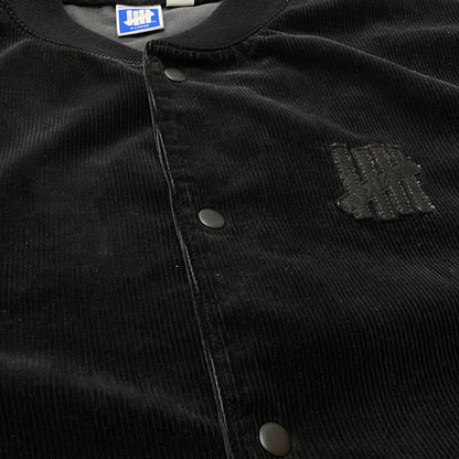 【中古品】【メンズ】 UNDEAFEATED アンディ フィデッド CORD BASEBALL JACKET コード ベースボール ジャケット アウター 142-260906-sa-02-teih サイズ：XL カラー：ブラック 万代Net店