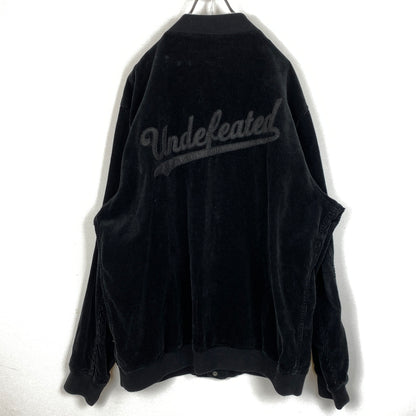 【中古品】【メンズ】 UNDEAFEATED アンディ フィデッド CORD BASEBALL JACKET コード ベースボール ジャケット アウター 142-260906-sa-02-teih サイズ：XL カラー：ブラック 万代Net店