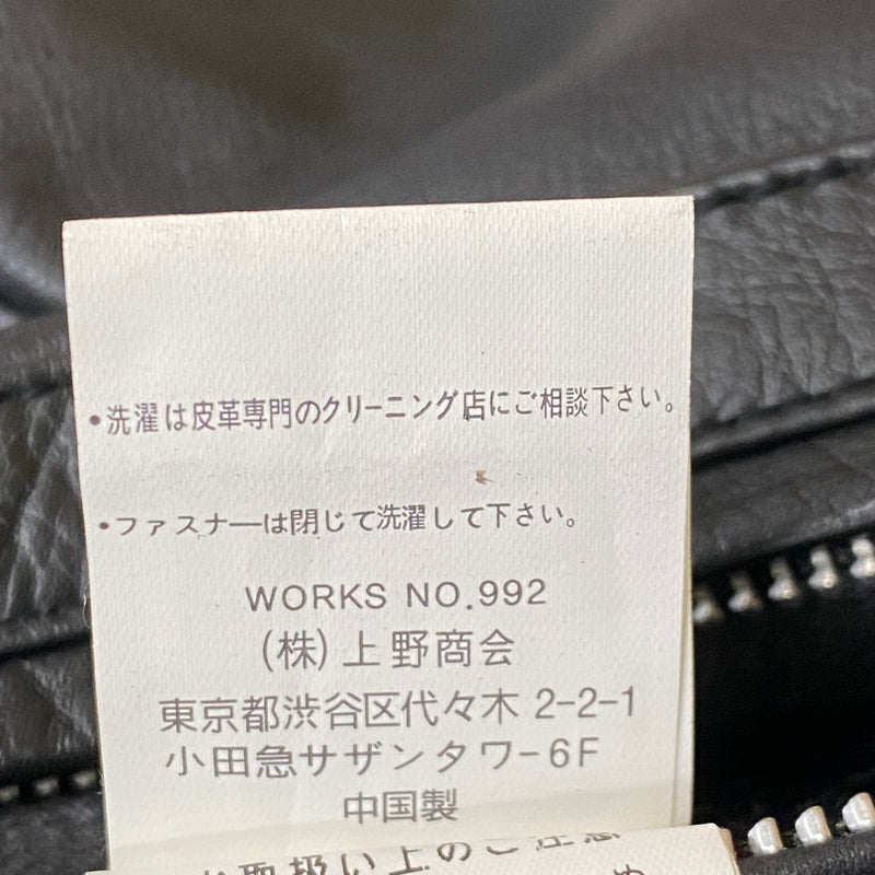 【中古品】【メンズ】 AVIREX アヴィレックス COW LEATHER RIDERS JACKET カウレザー ライダース ジャケット アウター 145-260906-sa-01-teih サイズ：L カラー：ブラック 万代Net店