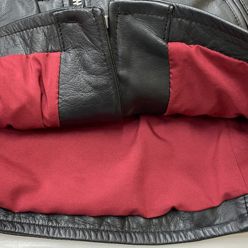 【中古品】【メンズ】 AVIREX アヴィレックス COW LEATHER RIDERS JACKET カウレザー ライダース ジャケット アウター 145-260906-sa-01-teih サイズ：L カラー：ブラック 万代Net店